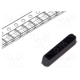 2 pcs x SR PASSIVES - 32.768K-6914SMD-SR - Resonator: quartz, 32.768kHz, ±20ppm, 12.5pF, SMD, Pitch: 5.1mm