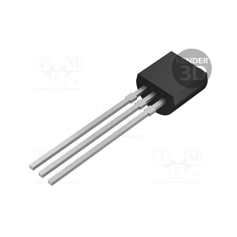 5 pcs x ONSEMI - KSP44BU - Transistor: NPN, bipolar, 400V, 0.3A, 0.625W, TO92