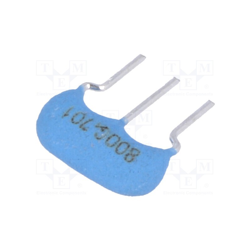 2 pcs x MURATA - CSTLS8M00G53-B0 - Resonator: ceramic, 8MHz, THT, Body dim: 8x3x5.5mm, Tol: ±0.5%, 15pF