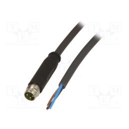 1 pcs x MURR ELEKTRONIK - 7000-08161-6300150 - Connection lead, M8, PIN: 3, straight, 1.5m, plug, 50VAC, 4A, PUR