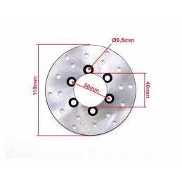 Brake disc front quad 110 125 fuxin