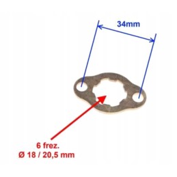 Atv shineray 250 output sprocket protection