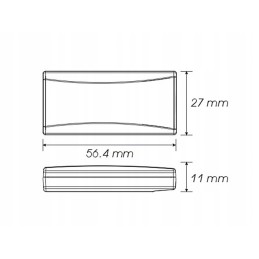 Electronic thermometer, blue display with sensor