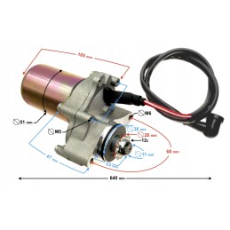 Electric starter lower quad atv 110 125