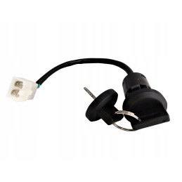 Ignition switch set, ATV 200, 4 pins, male, with keys