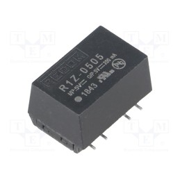 1 pcs x RECOM - R1Z-0505 - Converter: DC/DC, 1W, Uin: 4.5÷5.5V, Uout: 5VDC, Iout: 200mA, SMD