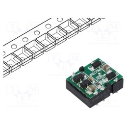 1 pcs x RECOM - R1SX-3.33.3-R - Converter: DC/DC, 1W, Uin: 2.97÷3.63V, Uout: 3.3VDC, Iout: 303mA, SMD