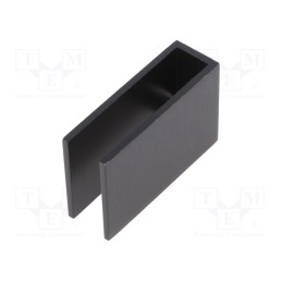 1 pcs x ALUTRONIC - PR16/35/SE - Heatsink: extruded, U, TO220, black, L: 35mm, W: 17.5mm, H: 55mm, 7K/W