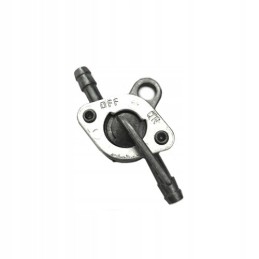 Pass-through fuel tap on off quad cross valve