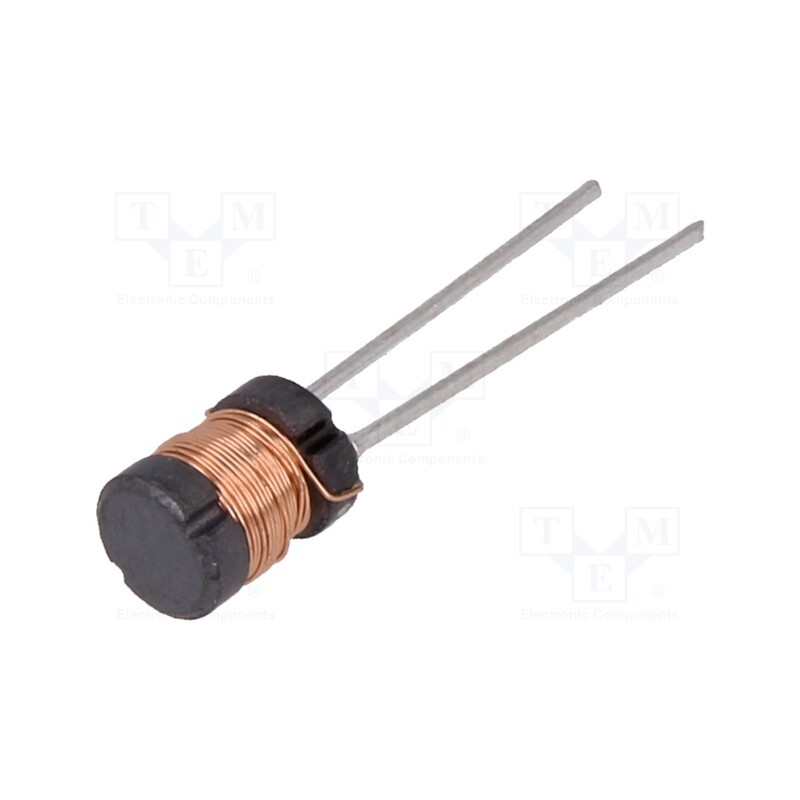 2 pcs x FERROCORE - COIL0507-0.33 - Inductor: wire, THT, 330uH, 400mA, ±10%, Ø6.5x8.5mm, vertical