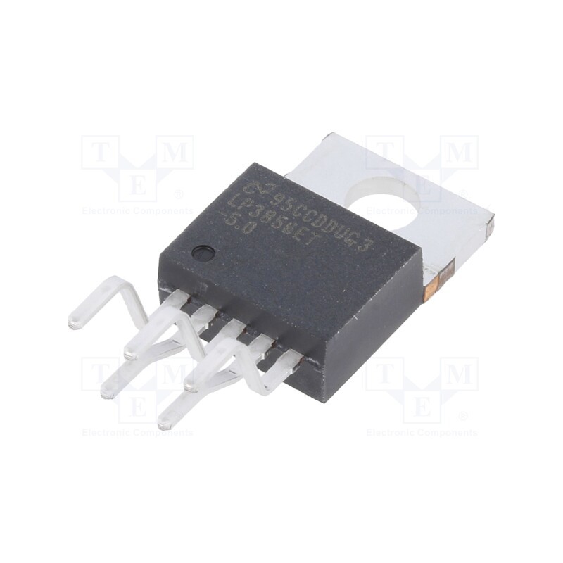 1 pcs x TEXAS INSTRUMENTS - LP3856ET-5.0/NOPB - IC: voltage regulator, LDO,fixed, 5V, 3A, TO220-5, THT, , ±1.5%