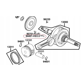 Kymco MXU MXer 150 shaft wedge