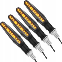 4x slim quad LED turn signals directions blinkers