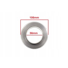 Minarelli starter clutch sprocket 2t 13mm 68