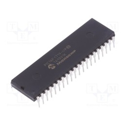 1 pcs x MICROCHIP TECHNOLOGY - PIC16F1719-I/P - IC: PIC microcontroller, 28kB, 32MHz, 2.3÷5.5VDC, THT, DIP40, PIC16