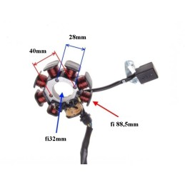 Stator ignition magneto gasket bashan eagle