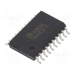 1 pcs x ONSEMI - 74VHC373M - IC: digital, D latch, Ch: 8, 2÷5.5VDC, SMD, SO20-W, VHC, -40÷85°C