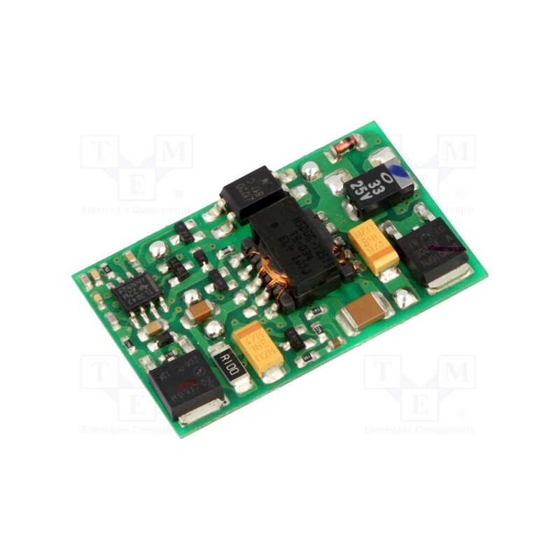 1 pcs x MEAN WELL - NSD05-12S15 - Converter: DC/DC, 4.95W, Uin: 9.2÷36V, Uout: 15VDC, Iout: 330mA, PCB