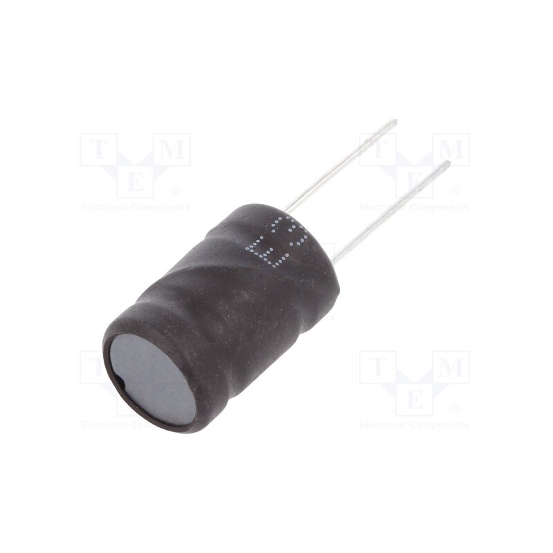 2 pcs x FERROCORE - COIL1016-5.6 - Inductor: wire, THT, 5.6mH, 500mA, ±10%, Ø11.5x17.5mm, vertical