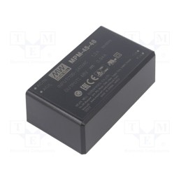 1 pcs x MEAN WELL - MPM-45-48 - Converter: AC/DC, 45W, 80÷264VAC, 48VDC, Iout: 940mA, OUT: 1, 92%, PCB