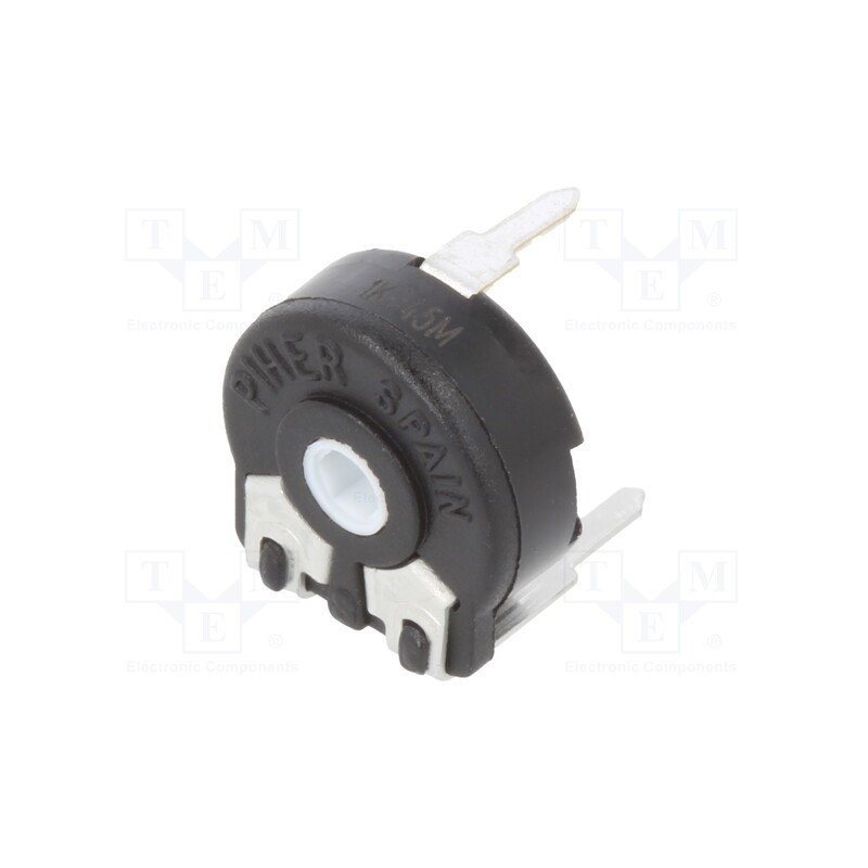 2 pcs x PIHER - PT10MV10-102A2020-S - Potentiometer: mounting, single turn,horizontal, 1kΩ, 150mW, ±20%