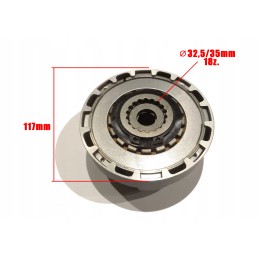Clutch with pressure 139fmb cross quad 70 110 automatic atv kxd loncin bashan