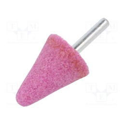 1 pcs x PG PROFESSIONAL - MF.007 - Grindingstone, Ø: 30mm, Ø: 6mm, Tip mat: aluminium oxide