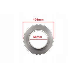 Minarelli 2t starter clutch sprocket, 68 teeth