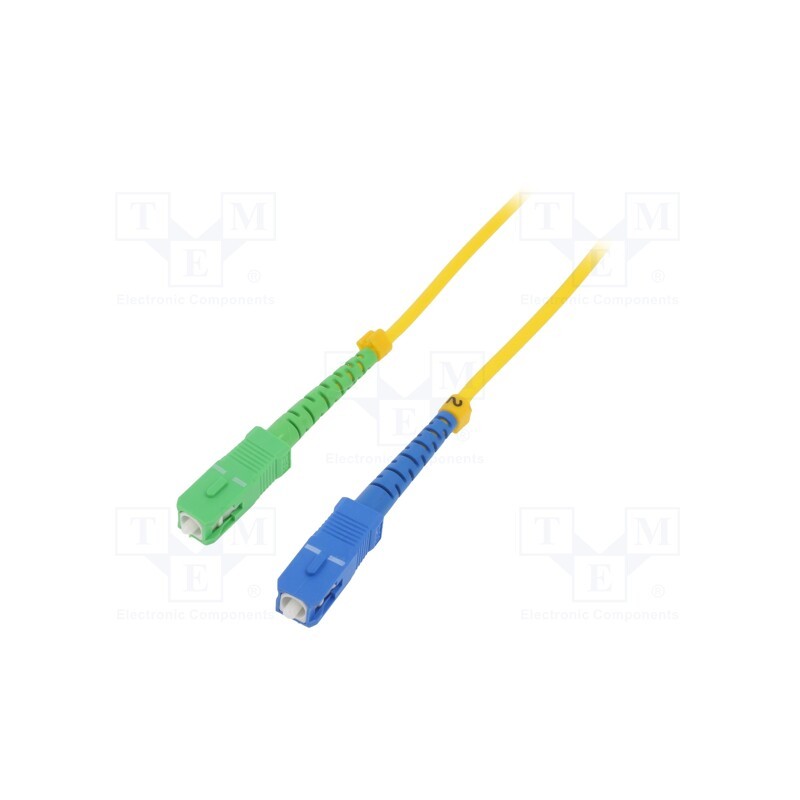 1 pcs x QOLTEC - 54294 - Fiber patch cord, SC/APC,SC/UPC, 10m, Optical fiber: 9/125um