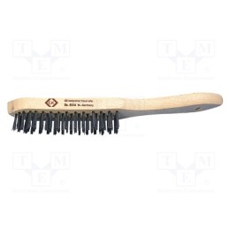 1 pcs x C.K - T6238 4 - Brush, wire, wood, Number of rows: 4