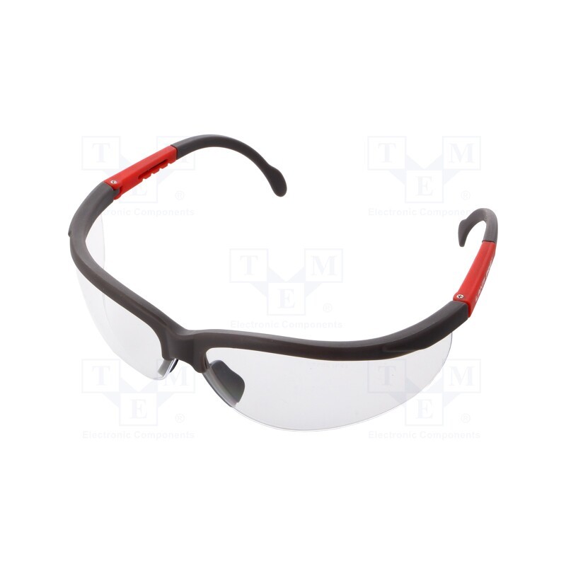 1 pcs x LAHTI PRO - 46033 - Safety spectacles, Lens: transparent, Features: regulated