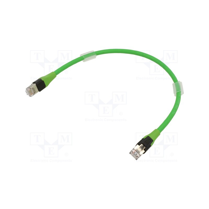 1 pcs x MURR ELEKTRONIK - 7000-74712-4780060 - Connecting cable, RJ45, IP20, 60VDC, 1.76A, 600mm, 7000 Power, plug