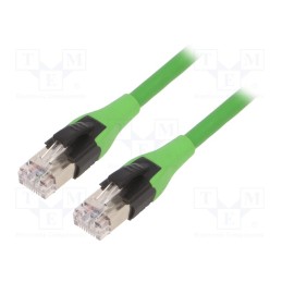 1 pcs x MURR ELEKTRONIK - 7000-74712-4780100 - Connecting cable, RJ45, IP20, 60VDC, 1.76A, 1m, 7000 Power, PIN: 8