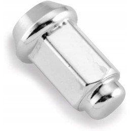 Chrome-plated conical nut for wheels 10 x 1 25