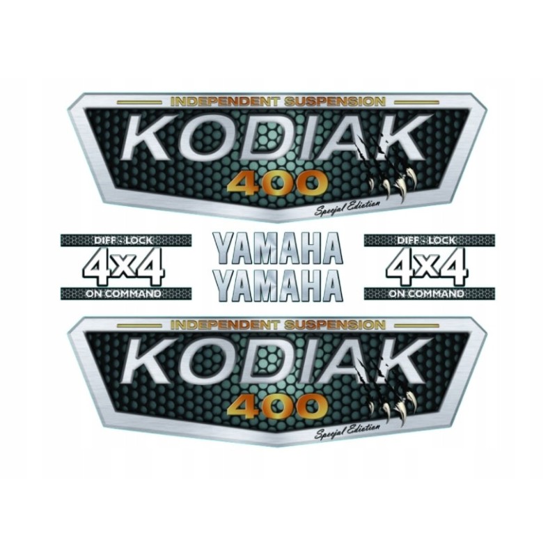 Yamaha kodiak 400 sticker set