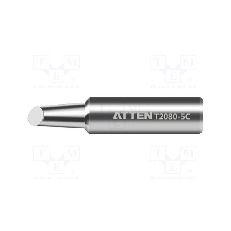 1 pcs x ATTEN - T2080-5C - Tip, hoof, 5mm, for soldering iron, ST-2080D