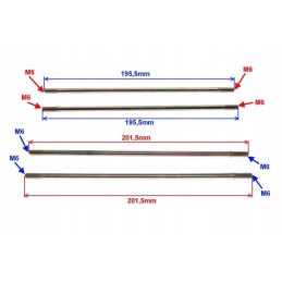 Cylinder pins set quad moto 139 fmb 50 70 110