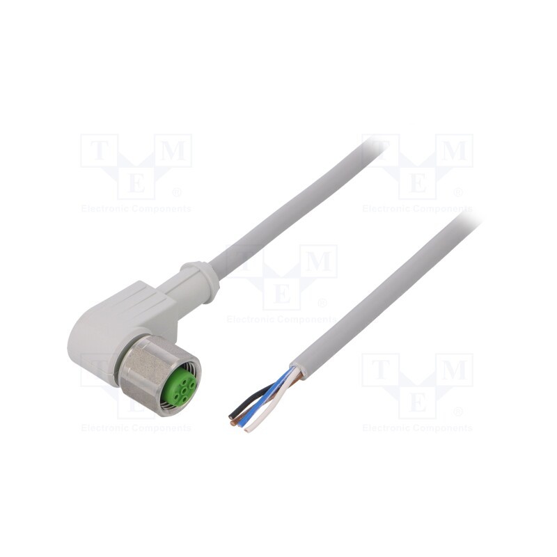 1 pcs x MURR ELEKTRONIK - 7014-12341-2140300 - Connection lead, M12, PIN: 4, angled, 3m, plug, 250VAC, -25÷80°C, PVC