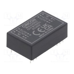 1 pcs x CINCON - EC3A06 - Converter: DC/DC, 3W, Uin: 4.5÷6V, Uout: 15VDC, Uout2: -15VDC, DIP24