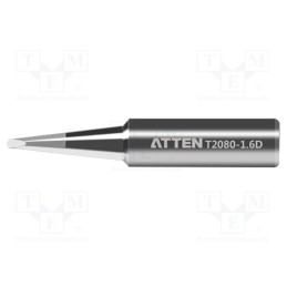 1 pcs x ATTEN - T2080-1.6D - Tip, chisel, 1.6mm, for soldering iron, ST-2080D