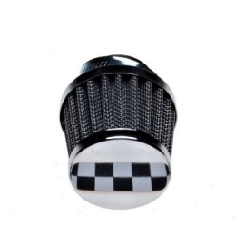 Air filter 38 mm conical, chrome