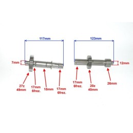 Gearbox set atv 110 automatic quad