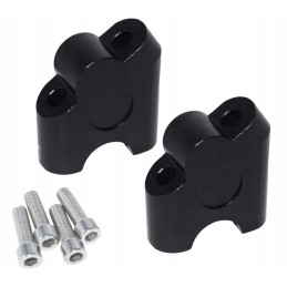 Universal black handlebar mount, 22mm