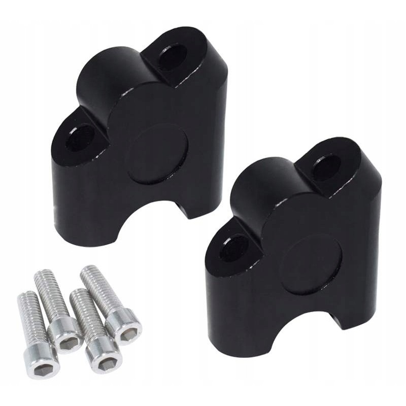 Universal black handlebar mount, 22mm