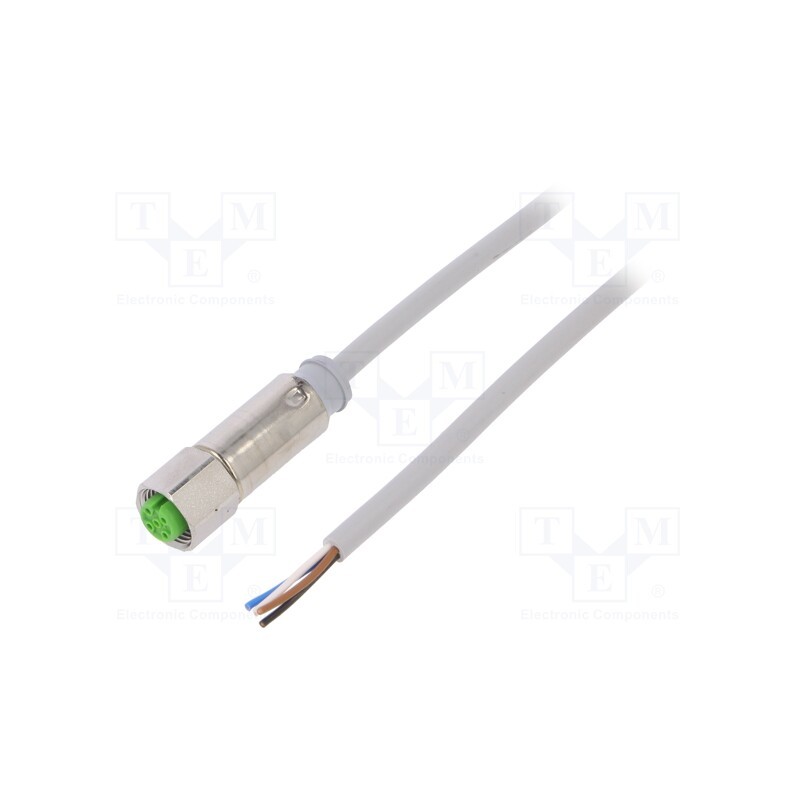 1 pcs x MURR ELEKTRONIK - 7044-12221-2140300 - Connection lead, M12, PIN: 4, straight, 3m, plug, 32VAC, -40÷85°C