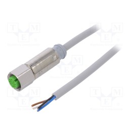 1 pcs x MURR ELEKTRONIK - 7044-12221-2140500 - Connection lead, M12, PIN: 4, straight, 5m, plug, 32VAC, -40÷85°C