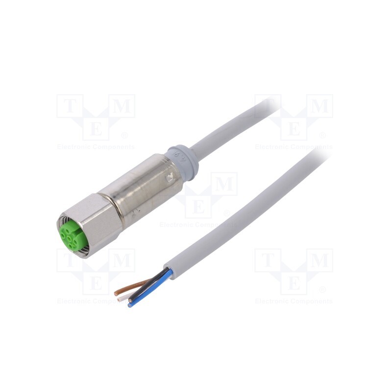 1 pcs x MURR ELEKTRONIK - 7044-12221-2140500 - Connection lead, M12, PIN: 4, straight, 5m, plug, 32VAC, -40÷85°C