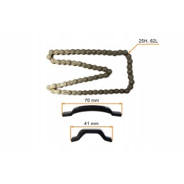 Starter chain and sliders for top quad atv 110cc