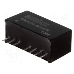 1 pcs x AIMTEC - AM2GH-4815DZ - Converter: DC/DC, 2W, Uin: 18÷75V, Uout: 15VDC, Uout2: -15VDC, SIP8
