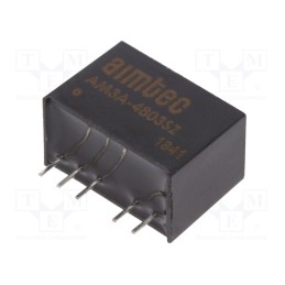 1 pcs x AIMTEC - AM3A-4803SZ - Converter: DC/DC, 3W, Uin: 18÷75V, Uout: 3.3VDC, Iout: 700mA, SIP6